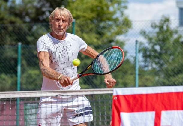 Carlo Thränhardt Charity Benefiz-Tennis-Doppelturnier für Münchner Herz im Sportpark Beutelstahl in München Datum: 23.07.2023