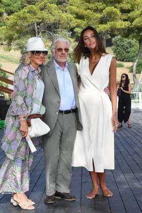 Maratea : Basilicata Marateale International Prize . In the photo: Paola Comin, Giancarlo Giannini and Madalina Ghenea  Copyright: xMaurizioxD Avanzox xipa-agency.nx xMaurizioxDxAvanzox IPA_IPA39411278