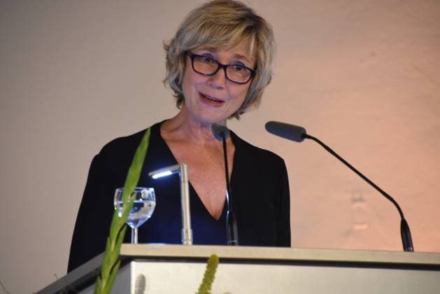 Amelie Fried Moderatorin. Laudatorin Muenchen 25.07.2023 Marienplatz Altes Rathaus Dieter-Hildebrandt-Preis 2023 Verleihung . Muenchen