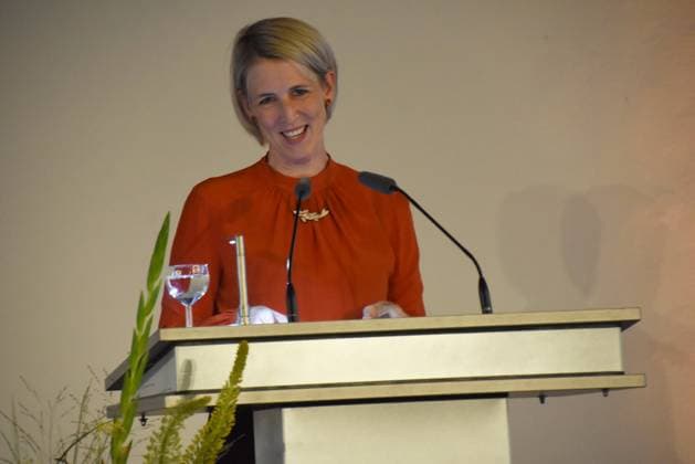 Katrin Habenschaden Buergermeisterin Muenchen 25.07.2023 Marienplatz Altes Rathaus Dieter-Hildebrandt-Preis 2023 Verleihung . Muenchen