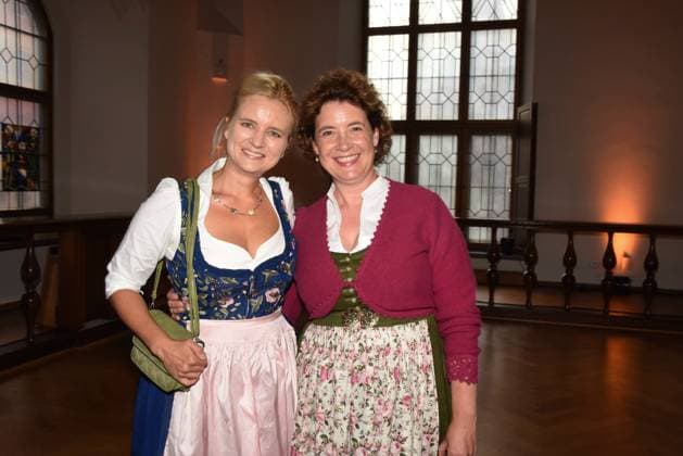 Raphaela Maier Schauspielerin Daniela Maerz Schauspielerin Iberl Buehne Muenchen 25.07.2023 Marienplatz Altes Rathaus Dieter-Hildebrandt-Preis 2023 Verleihung . Muenchen