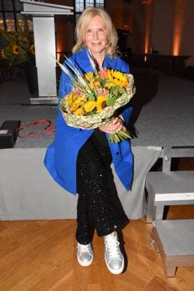 Maren Kroymann Schauspielerin Kabarettistin reistraegerin Muenchen 25.07.2023 Marienplatz Altes Rathaus Dieter-Hildebrandt-Preis 2023 Verleihung . Muenchen