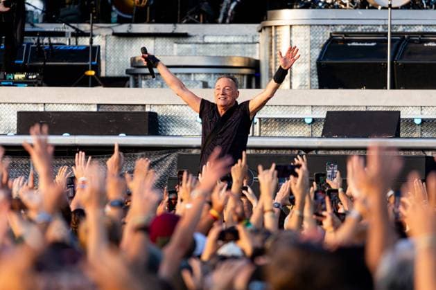 July 25, 2023, Monza, Italy: Bruce Springsteen performs live at Autodromo di Monza. Monza Italy - ZUMAs197 20230725_zaa_s197_203 Copyright: xMairoxCinquettix