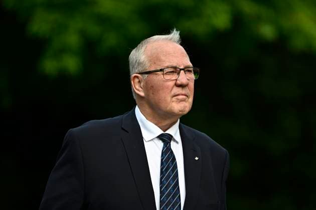 July 26, 2023, Ottawa, ON, Canada: Bill Blair arrives for a cabinet swearing-in ceremony at Rideau Hall in Ottawa on Wednesday, July 26, 2023. Ottawa Canada  - ZUMAc35_ 20230726_zaf_c35_033 Copyright: xJustinxTangx