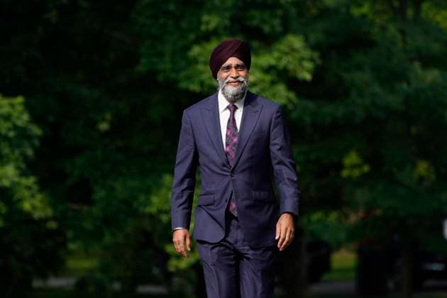 July 26, 2023, Ottawa, ON, Canada: Harjit Sajjan arrives for a cabinet swearing-in ceremony at Rideau Hall in Ottawa on Wednesday, July 26, 2023. Ottawa Canada  - ZUMAc35_ 20230726_zaf_c35_040 Copyright: xAdrianxWyldx