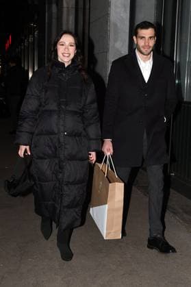 Michelle Hunziker Celebrates Her 46th Birthday - Milan Aurora Ramazzotti and Goffredo Cerza at the Shinto restaurant for Michelle Hunziker s 46th birthday in Milan, Italy on January 24, 2023. Photo by Manuele Mangiarotti IPA ABACAPRESS.COM Milan Italy  Copyright: xMangiarottixManuele IPA ABACAx 839714_006 MangiarottixManuele IPA ABACAx 839714_006 