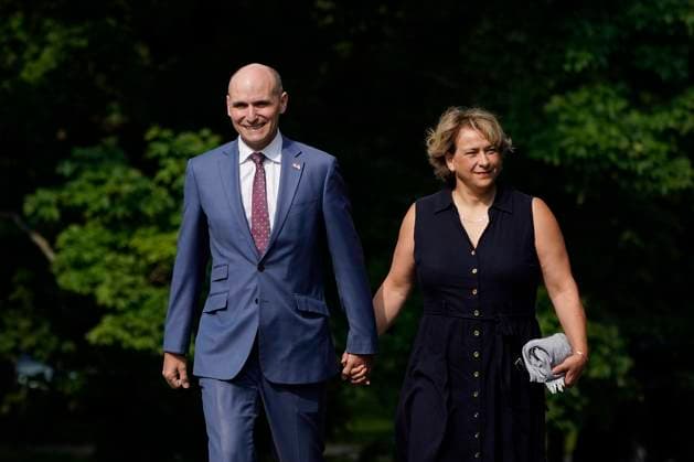 July 26, 2023, Ottawa, ON, Canada: Jean-Yves Duclos arrives for a cabinet swearing-in ceremony at Rideau Hall in Ottawa on Wednesday, July 26, 2023. Ottawa Canada  - ZUMAc35_ 20230726_zaf_c35_043 Copyright: xAdrianxWyldx