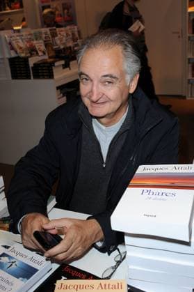 Paris Book Fair Le Salon Du Livre Jacques Attali signing copies of his book during the Paris Book Fair Le Salon Du Livre held at the Parc des Expositions, Porte de Versailles in Paris, France on March 19, 2011. Photo by Nicolas Briquet ABACAPRESS.COM Paris France  Copyright: xBriquetxNicolas ABACAx 267940_002 BriquetxNicolas ABACAx 267940_002 