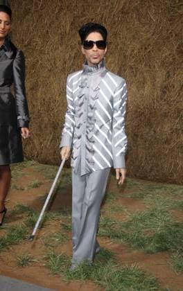 Celebs at Chanel Fashion Show - Paris Prince attending the Chanel s Spring-Summer 2010 ready-to-wear collection show held at Grand Palais in Paris, France on October 6, 2009. Photo by Denis Guignebourg ABACAPRESS.COM Paris France  Copyright: xGuignebourgxDenis ABACAx 204404_035 GuignebourgxDenis ABACAx 204404_035 