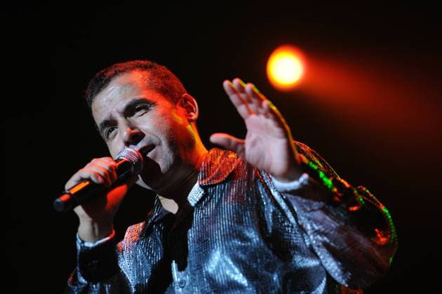 Cheb Mami fait son retrou sur la scene du Zenith Concert de Cheb Mami au Zenith de Paris, le chanteur faisait son retour pour la premiere fois, apres une longue absence suite a ses demeles judiciaire en presence sur scene de cheb Bilal, de la chanteuse Cheba Zahouania et DJ Kim. Photo by Mousse ABACAPRESS.COM Paris France  Copyright: xMousse ABACAx 296625_020 Mousse ABACAx 296625_020 