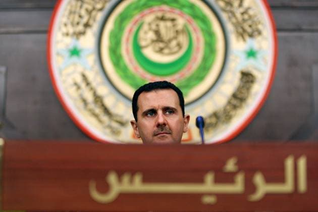 Arab League Leaders summit Day 2 - Damascus Syrian president Bashar Al Assad seen at the inaugural session of the 20th Arab League leaders summit in Damascus, Syria, on March 29, 2008. Photo by Ammar Abd Rabbo ABACAPRESS.COM Damascus Syria  Copyright: xAbdxRabboxAmmar ABACAx 148316_40 AbdxRabboxAmmar ABACAx 148316_40 