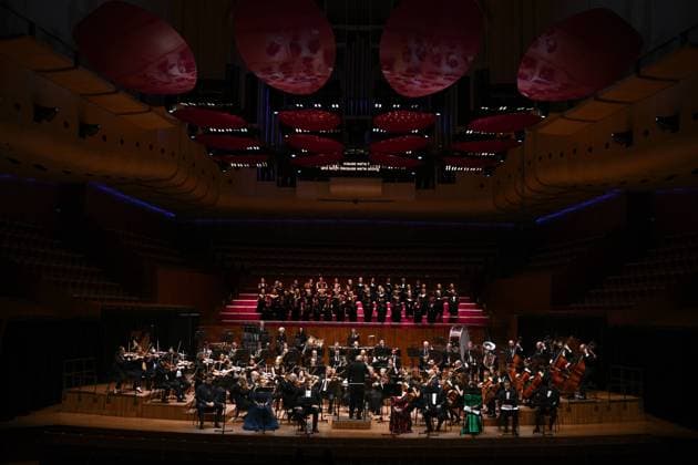 LA GIOCONDA DRESS REHEARSAL, A general view during a dress rehearsal of Opera Australia?s La Gioconda at the Sydney Opera House in Sydney, Saturday, August 5, 2023. ( NO ARCHIVING, EDITORIAL USE ONLY, NO USE IN BOOKS WITHOUT CONSENT SYDNEY NSW AUSTRALIA  Copyright: xDANxHIMBRECHTSx 20230805001827729224