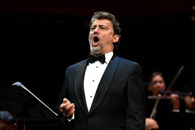 LA GIOCONDA DRESS REHEARSAL, Tenor Jonas Kaufmann performs during a dress rehearsal of Opera Australia?s La Gioconda at the Sydney Opera House in Sydney, Saturday, August 5, 2023. ( NO ARCHIVING, EDITORIAL USE ONLY, NO USE IN BOOKS WITHOUT CONSENT SYDNEY NSW AUSTRALIA  Copyright: xDANxHIMBRECHTSx 20230805001827729283