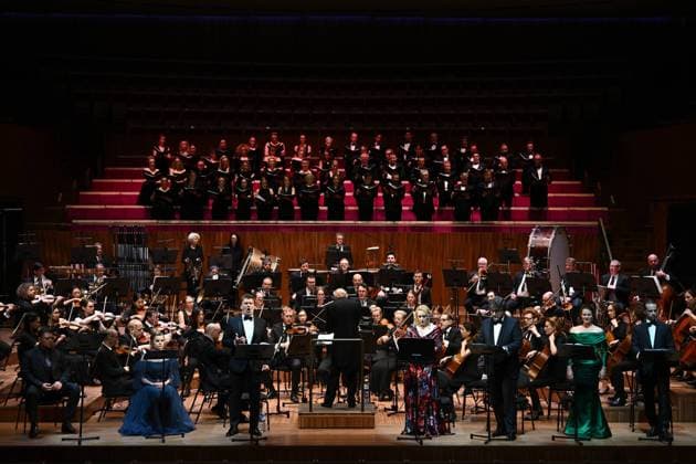 LA GIOCONDA DRESS REHEARSAL, A general view during a dress rehearsal of Opera Australia?s La Gioconda at the Sydney Opera House in Sydney, Saturday, August 5, 2023. ( NO ARCHIVING, EDITORIAL USE ONLY, NO USE IN BOOKS WITHOUT CONSENT SYDNEY NSW AUSTRALIA  Copyright: xDANxHIMBRECHTSx 20230805001827729888