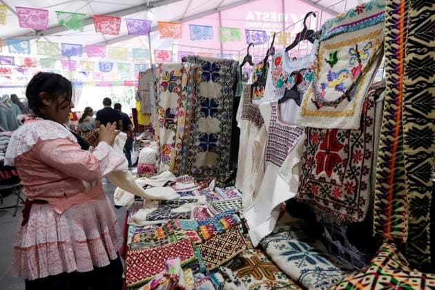 IX Festival of Indigenous Cultures, Towns and Original Neighborhoods of Mexico City August 4, 2023, Mexico City, Mexico: IX Festival of Indigenous Cultures, Peoples and Original Neighborhoods of Mexico City starts from August 4 to 6, at the Zocalo in Mexico City. on August 4, 2023 in Mexico City, Mexico, Credit:Luis Barron Eyepix Group Avalon Mexico, Mexico City, Mexico City  Copyright: xLuisxBarronx xEyepixxGroupx xAvalonx 0794466362