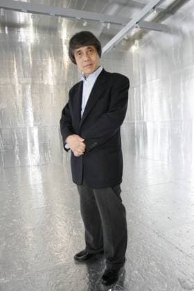 EXCLUSIVE. Francois Pinault outside the Palazzo Grassi in Venice EXCLUSIVE. Japanese architect Tadao Ando poses inside the Palazzo Grassi in Venice, Italy on April 28, 2006. Photo by Mehdi Taamallah ABACAPRESS.COM Venice Italy  Copyright: xTaamallahxMehdi ABACAx 96649_05 TaamallahxMehdi ABACAx 96649_05