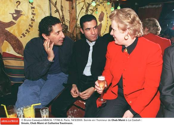 17780 06 Bruno Cassajus ABACA. 17780-6. Paris, 14 3 2000. SoirÅ½e en l honneur de Cheb Mami ËÜ La Casbah : Sma¢n, Cheb Mami et Catherine Trautmann.  Copyright: xCassajusxBruno ABACAx 17780_06 CassajusxBruno ABACAx 17780_06