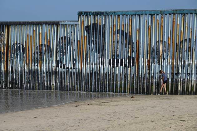 August 7, 2023, Tijuana, Baja California, Mexico: Border construction has been completed on the secondary fence dividing Mexico and California on the Playas de Tijuana beach border, where 30-foot fence panels have been installed along with a new sliding gated fence entryway at the San Diego-Tijuana Friendship Park area. Cranes and construction workers have begun dismantling some of the primary fencing as well along the beach border that goes into the Pacific Ocean. Tijuana Mexico - ZUMAm180 20230807_zip_m180_009 Copyright: xCarlosxA.xMorenox