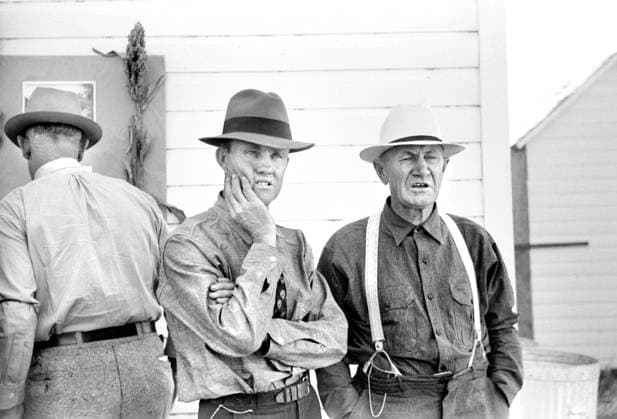Farmers at Field Day, U.S. Dry Land Experiment Station, Akron, Colorado, USA, Arthur Rothstein, U.S. Farm Security Administration, October 1939  Copyright: xCircaxImagesx ghi-circa01619