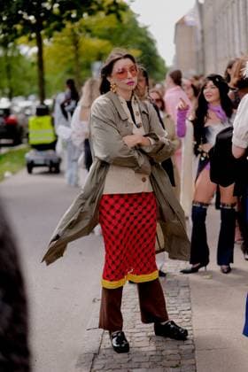 Copenhagen Fashion Week - Street Style Street style, arriving at Rolf Ekroth Spring-Summer 2024 show, during Copenhagen Fashion Week, Denmark, on August 8, 2023. Photo by Marie-Paola Bertrand-Hillion ABACAPRESS.COM Copenhagen Denmark  Copyright: xBertrand-HillionxMarie-Paola ABACAx 863434_030 Bertrand-HillionxMarie-Paola ABACAx 863434_030