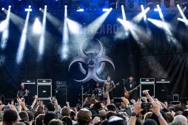 US music band Biohazard performs during the Brutal Assault music festival focused on metal, on August 10, 2023, at the Josefov Fortress in Jaromer, Czech Republic. (CTKxPhoto DavidxTanecek) CTKPhotoP2023081007034  CTKPhotoP2023081007034