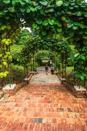 The Prisoner of War Brick Steps at the Singapore Botanic Gardens, Singapore.  Copyright: xRussxBishopx x AS32 RBS0095