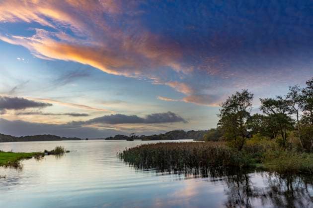 Sunset clouds over Lough Leane in Killarney National Park, Ireland  Copyright: xChuckxHaneyx x EU15 CHA0183