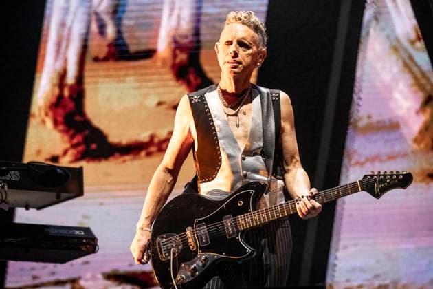 Depeche Mode live in Oslo, Norway Oslo, Norway. 11th, August 2023. The English band Depeche Mode performs a live concert at the Telenor Arena in Oslo. Here musician Martin Gore is seen live on stage. Oslo Norway Telenor Arena  Copyright: xGonzalesxPhoto TerjexDokkenx