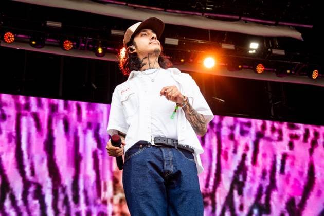 August 11, 2023, San Francisco, California, United States: Cuco performs on the Lands End Stage during Day 1 of Outside Lands Music Festival on Friday August 11th, 2023 in San Francisco, California. Shot by San Francisco United States - ZUMAs181 20230811_zea_s181_040 Copyright: xAnniexLesserx