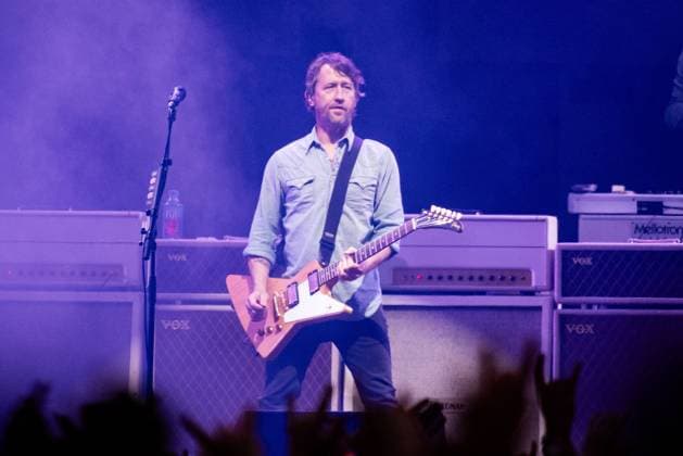 August 12, 2023, San Francisco, California, United States: Foo Fighters , Chris Shiflett performs during Day 2 of Outside Lands Music Festival on Saturday August 12th, 2023 in San Francisco, California. San Francisco United States - ZUMAs181 20230812_zea_s181_144 Copyright: xAnniexLesserx