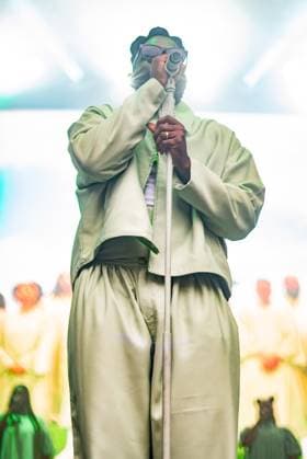 August 13, 2023, San Francisco, California, United States: Tobe Nwigwe performs during Day 3 of Outside Lands Music Festival on Sunday August 13th, 2023 in San Francisco, California. San Francisco United States - ZUMAs181 20230813_zea_s181_057 Copyright: xAnniexLesserx