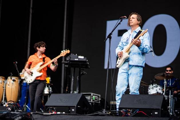 August 13, 2023, San Francisco, California, United States: Poolside - Mattie Safer, Jeffrey Paradise perform during Day 3 of Outside Lands Music Festival on Sunday August 13th, 2023 in San Francisco, California. San Francisco United States - ZUMAs181 20230813_zea_s181_074 Copyright: xAnniexLesserx