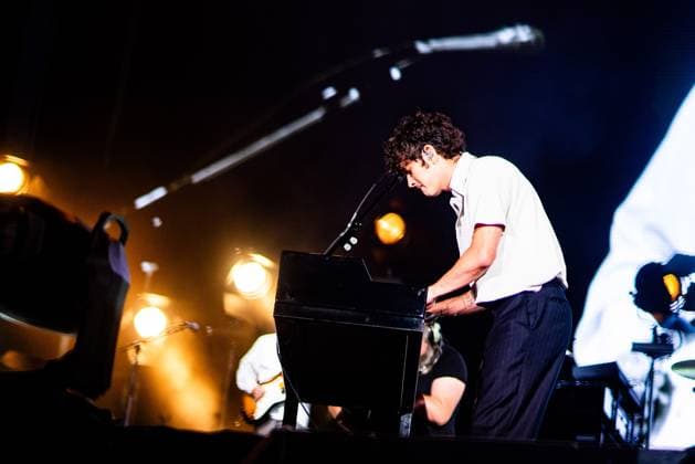 August 13, 2023, San Francisco, California, United States: The 1975 - Matt Healy performs during Day 3 of Outside Lands Music Festival on Sunday August 13th, 2023 in San Francisco, California. San Francisco United States - ZUMAs181 20230813_zea_s181_086 Copyright: xAnniexLesserx