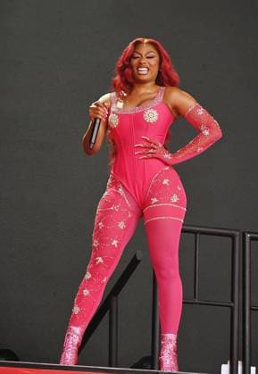 August 13, 2023, San Francisco, California, United States: Megan Thee Stallion performs during Day 3 of Outside Lands Music Festival on Sunday August 13th, 2023 in San Francisco, California. San Francisco United States - ZUMAs181 20230813_zea_s181_113 Copyright: xCaseyxFlaniganx