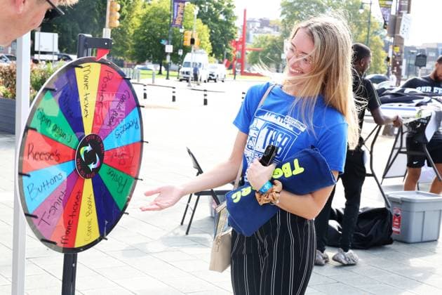 PHILADELPHIA, PA: AUGUST 15: Warner Bros. Pictures, DC Comics and Philadelphia Film Society Present the Blue Beetle Hero Award for service to the Philadelphia community to The Block Gives Back at Philadelphia Museum of Art in Philadelphia, Pennsylvania on August 15, 2023. Copyright: xStarxShooterx