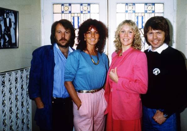 ABBA are a Swedish supergroup formed in Stockholm in 1972 by Agnetha F?ltskog, Bj?rn Ulvaeus, Benny Andersson, and Anni-Frid Lyngstad, in group shot, 1970s. Photo: Oscar Abolafia Everett Collection (abba002)OSAB001 J4595 PUBLICATIONXNOTxINxCANxCHNxFRAxITAxJPNxNORxPOLxRUSxESPxUKxUSA Copyright: xx OSAB001 J4595 OSAB001_J4595_H
