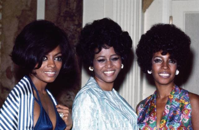 Motowns most successful recording artists, the Supremes, Diana Ross, Mary Wells, Florence Ballard, smiling for the camera, 1970s. Photo: Oscar Abolafia Everett Collection (dianaross_supremes001)OSAB001 J4647 PUBLICATIONXNOTxINxCANxCHNxFRAxITAxJPNxNORxPOLxRUSxESPxUKxUSA Copyright: xx OSAB001 J4647 OSAB001_J4647_H