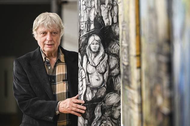 Bilder des Jahres 2023, Entertainment 08 August Entertainment Themen der Woche KW33 Entertainment Bilder des Tages Ausstellung Grimm *** NUR FÜR REDAKTIONELLE ZWECKE *** EDITORIAL USE ONLY ***<p>Alfred Grimm steht am Donnerstag, 17. August 2023, im Museum Voswinkelshof in Dinslaken. Hier wird gerade die aktulee Ausstellung von Alfred Grimm vorbereitet. Foto : Markus Weissenfels FUNKE Foto Services< p> Buntes Dinslaken Copyright: MarkusxWeißenfels *** Exhibition Grimm FOR EDITORIAL PURPOSES ONLY EDITORIAL USE ONLY p Alfred Grimm stands on Thursday, August 17, 2023, in the Museum Voswinkelshof in Dinslaken Here the aktulee exhibition of Alfred Grimm is being prepared Photo Markus Weissenfels FUNKE Foto Services p Buntes Dinslaken Copyright MarkusxWeissenfels Copyright: MarkusxWeißenfels doc7rk00v8s0mu13l15cm1w ,EDITORIAL USE ONLY