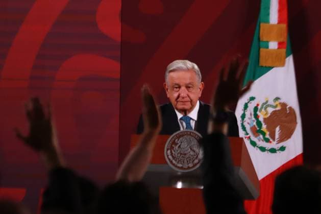 Mexiko, Präsident Andres Manuel Lopez Obrador Pressekonferenz in Mexiko-Stadt Mexico s President Lopez Obrador Daily Morning Conference 16 de agosto de 2023 en Ciudad de MÃ xico, MÃ xico: El presidente de MÃ xico, AndrÃ s Manuel Lopez Obrador, habla en la conferencia mananera frente a reporteros en palacio nacional, el 16 de agosto de 2023 en la Ciudad de MÃ xico, MÃ xico. (Foto por Carlos Santiago Grupo Eyepix) Eyepix Group, Credit:Carlos Santiago Eyepix Group Avalon Mexico, Mexico City  Copyright: xCarlosxSantiagox xEyepixxGroupx xAvalonx 0798009789