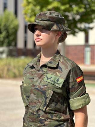 Entertainment Themen der Woche KW33 Entertainment Bilder des Tages 18-08-22023 Crown Princess Leonor during her 1st day of her three-year long military training at Zaragoza Military Academy, in Zaragoza, Spain. Â  Copyright: xPPEx