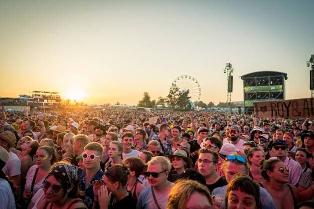 Entertainment Themen der Woche KW33 Entertainment Bilder des Tages Impressionen vom ersten Tag des Highfield 2023 am Störmthaler See bei Leipzig Highfield Tag 1 *** Impressions from the first day of Highfield 2023 at Störmthaler See near Leipzig Highfield Day 1