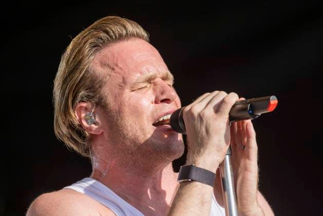 . 20 08 2023. Newbury, United Kingdom. Olly Murs performing at the Bet Victory Hungerford Day at Newbury Racecourse, United Kingdom.  xi-Imagesx IIM-24628-0033