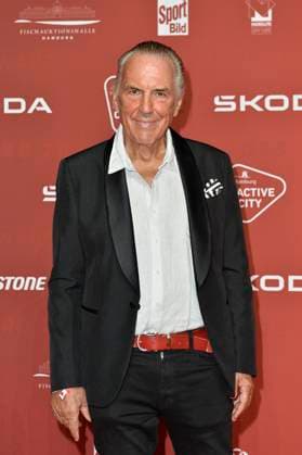 Juergen Hunke bei der Ankunft zu der Verleihung des SPORT BILD-Awards in der Fischauktionshalle in Hamburg. 21.08.2023