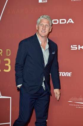 Bastian Schweinsteiger bei der Ankunft zu der Verleihung des SPORT BILD-Awards in der Fischauktionshalle in Hamburg. 21.08.2023