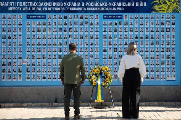 Bilder des Jahres 2023, News 08 August News Themen der Woche KW34 News Bilder des Tages Ukraine s President Volodymyr Zelensky, participates in events on Independence Day in Ukraina Ukraine s President Volodymyr Zelensky, participates in events on Independence Day in Ukraina on August 24, 2023. Photo by PRESIDENT OF UKRAINE apaimages Ukraine Ukraine Ukraine 240823_Ukraina_UPO_00 (40) Copyright: xapaimagesxPRESIDENTxOFxUKRAINEx xapaimagesx