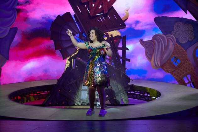 August 24, 2023, Mexico City, Mexico: Actress and singer Lucero Mijares, daughter of the singers Lucero and Mijares performs on stage during the theater play El Mago (The Wiz) at Theather hidalgo. on August 24, 2023 in Mexico City, Mexico. Mexico City Mexico - ZUMAe321 20230824_zia_e321_016 Copyright: xJaimexNogalesx