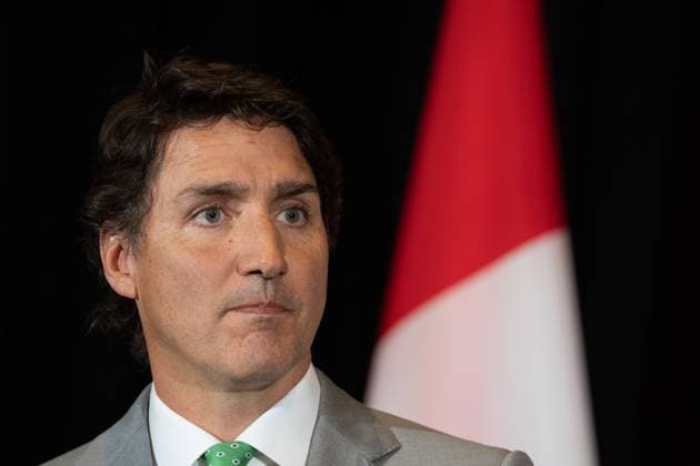 August 25, 2023, VANCOUVER, BC, CANADA: Prime Minister Justin Trudeau speaks during a Liberal Party of Canada event in Vancouver, on Friday, August 25, 2023. VANCOUVER CANADA  - ZUMAc35_ 20230825_zaf_c35_198 Copyright: xEthanxCairnsx