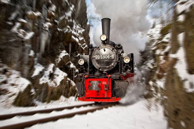 Harzer Schmalspurbahn Selketalbahn im Winter Harzer Schmalspurbahn Selketalbahn im Winter Copyright: xZoonar.com DanielxKühnex 4794894