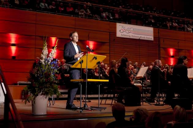 Ministerpräsident Daniel Günther. Abschlusskonzert: Händels »Messiah«, K189, Schleswig-Holstein Musik Festival, 27.08.23 Lübeck Schleswig-Holstein Germany Copyright: xAgentur54Gradx xFelixxKoenigx