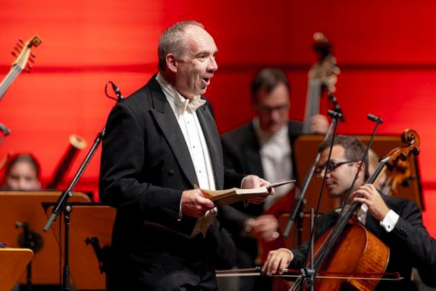 James Gilchrist (Tenor). Abschlusskonzert: Händels »Messiah«, K189, Schleswig-Holstein Musik Festival, 27.08.23 Lübeck Schleswig-Holstein Germany Copyright: xAgentur54Gradx xFelixxKoenigx